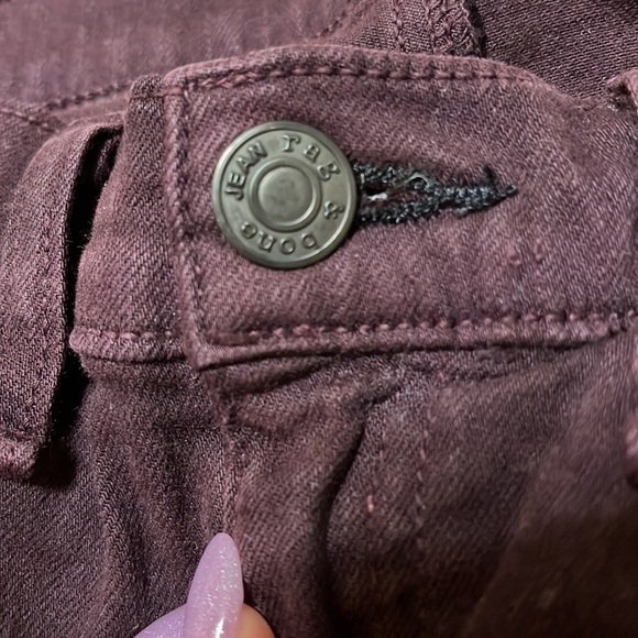 Rag & Bone Purple Plum Skinny Stretch Jean Pants Size 24 - Picture 9 of 13